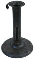 U556 Early 19th century  Hog Scraper Candle Holder 5 1/2" tall