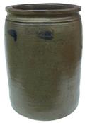 W121 Two Gallon S.H. Sonner Strasburg VA. Jar, stamped and marked 