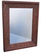 R374 New England decorated Mirror 14 1/4 x 18 1/4