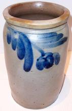 Philadelphia crock jar 10 1/2" tall