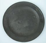 U308 19th century small Pewter Plate 7 3/4"