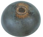 LL 145 19th century  wooden turned bowl with original Gray Paint 