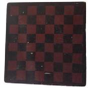 A10 19th century Folk Art Game Board, made from a tobacco shipping Box, with original lable on back, from Middletown Ohio. The colors are red and black painted on a single board 