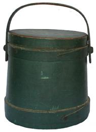 U206 New England Windsor green painted Firkin