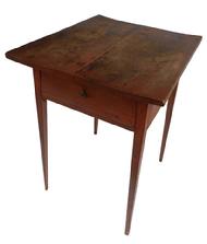 **SOLD** W324 Early 19th century Pennsylvania splay leg Hepplewhite one drawer stand