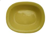 V360 Yelloware Severing Dish, markers mark on bottom , no chips, or breaks good color 12" x 10"