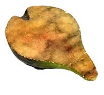 L115A Stone Fruit - Half Fig. measurements: 3 1/8 long x 2 wide x 1 thick.