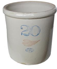 X394 Red Wing Pottery was founded in Red Wing, Minn. in the 1860s.  The company is known for a distinct trademark.