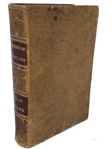 A209 Early leather book "The History of Great Britian" dated 1841 measures: 9 1/2" tall 6' wide