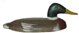 *SOLD* B488 Sink Box Hunting Canvasback Decoy.in Excellent Condition in second coat of paint These were used at the turn of the century for ballast on flat boats using punt guns for hunting decoy