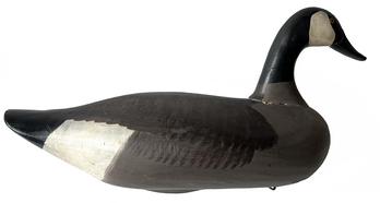 J223 Full size madison mitchell Canada Goose Decoy - signed in pencil on bottom "R. Madison Mitchell - 1958"