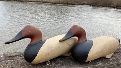 F134 Pair of Madison Mitchell Decoys, in original paint, rig mates, late 50s early 60's